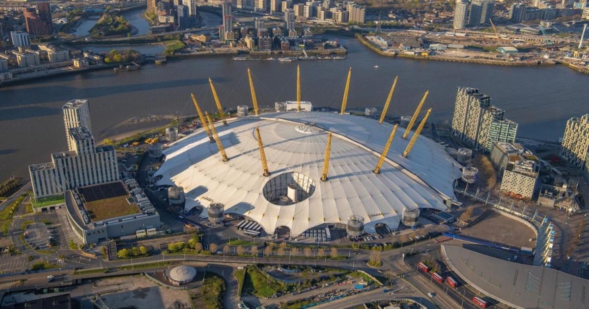 Canary Wharf O2 Arena Excel Londen Buitenkant foto